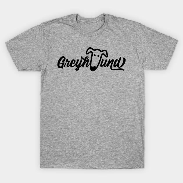 Greyhound T-Shirt by Houndie Love